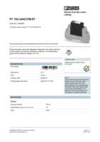 Datasheet for Phoenix Contact 2920094, EAN: 4046356153997
