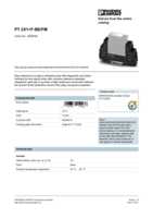 Datasheet for Phoenix Contact 2920049, EAN: 4046356154086