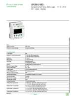 Datasheet for Schneider Electric SR2B121BD, EAN: 3389110547542