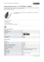 Datasheet for Phoenix Contact 2920612, EAN: 4046356155120