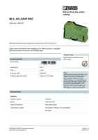 Datasheet for Phoenix Contact 2897457, EAN: 4046356165419