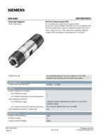 Datasheet for Siemens 6GK19050EB10, EAN: 4019169852326 Datasheet for Siemens 6GK19050EB10, EAN: 4019169852326