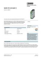 Datasheet for Phoenix Contact 2866734, EAN: 4046356155441