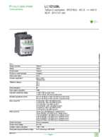 Datasheet for Schneider Electric LC1D32BL, EAN: 3389110361834 Datasheet for Schneider Electric LC1D32BL, EAN: 3389110361834