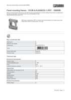 Datasheet for Phoenix Contact 1689080, EAN: 4017918863623 Datasheet for Phoenix Contact 1689080, EAN: 4017918863623