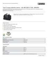 Datasheet for Phoenix Contact 2804393, EAN: 4046356317795