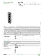 Datasheet for Schneider Electric XALD05, EAN: 3389110114843