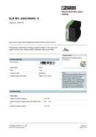 Datasheet for Phoenix Contact 2297316, EAN: 4046356175678
