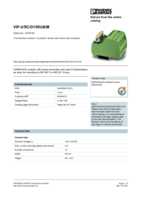 Datasheet for Phoenix Contact 2315120, EAN: 4046356312912