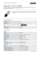 Datasheet for Phoenix Contact 2989912, EAN: 4046356299749