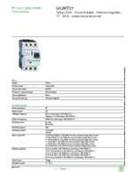 Datasheet for Schneider Electric GV2RT21, EAN: 3389110520729 Datasheet for Schneider Electric GV2RT21, EAN: 3389110520729