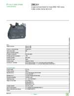 Datasheet for Schneider Electric ZBE201, EAN: 3389110177442