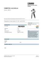 Datasheet for Phoenix Contact 1687419, EAN: 4017918594749