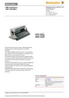 Datasheet for Weidmüller 1210100000, EAN: 4008190050924