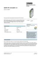 Datasheet for Phoenix Contact 2866747, EAN: 4046356113779