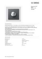 Datasheet for Siedle 200038881-00, EAN: 4015739388813