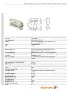 Datasheet for Weidmüller 1216100000, EAN: 4008190055295