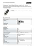 Datasheet for Phoenix Contact 1430381, EAN: 4046356315340