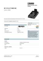 Datasheet for Phoenix Contact 2278500, EAN: 4046356299497