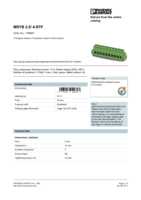 Datasheet for Phoenix Contact 1786857, EAN: 4017918042813