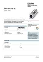 Datasheet for Phoenix Contact 1553640, EAN: 4046356158817
