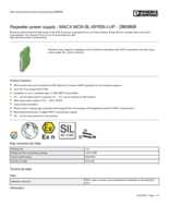 Datasheet for Phoenix Contact 2865968, EAN: 4046356448321