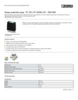 Datasheet for Phoenix Contact 2921365, EAN: 4046356286572