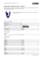 Datasheet for Phoenix Contact 1212151, EAN: 4046356455480