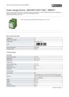 Datasheet for Phoenix Contact 2866572, EAN: 4046356476492