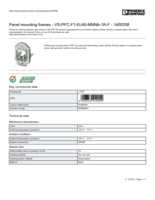 Datasheet for Phoenix Contact 1405358, EAN: 4046356419949