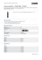 Datasheet for Phoenix Contact 1212225, EAN: 4046356455565