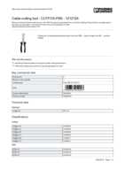 Datasheet for Phoenix Contact 1212124, EAN: 4046356454247 Datasheet for Phoenix Contact 1212124, EAN: 4046356454247
