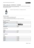 Datasheet for Phoenix Contact 1212128, EAN: 4046356456081 Datasheet for Phoenix Contact 1212128, EAN: 4046356456081