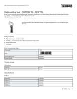 Datasheet for Phoenix Contact 1212133, EAN: 4046356454124 Datasheet for Phoenix Contact 1212133, EAN: 4046356454124