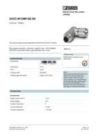 Datasheet for Phoenix Contact 1553653, EAN: 4046356158824