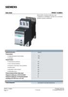 Datasheet for Siemens 3RW30132BB04, EAN: 4011209722910