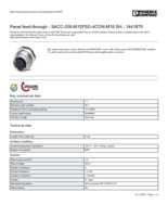 Datasheet for Phoenix Contact 1441875, EAN: 4046356534079
