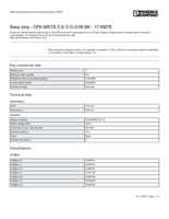 Datasheet for Phoenix Contact 1441888, EAN: 4046356534109