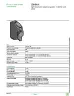 Datasheet for Schneider Electric ZB4BV6, EAN: 3389110889628