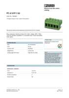 Datasheet for Phoenix Contact 1804962, EAN: 4017918046408