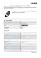 Datasheet for Phoenix Contact 1440779, EAN: 4046356517010