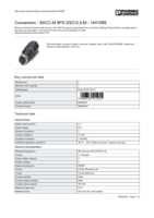 Datasheet for Phoenix Contact 1441066, EAN: 4046356515955