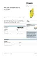 Datasheet for Phoenix Contact 2986575, EAN: 4046356553322