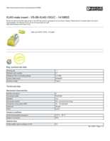 Datasheet for Phoenix Contact 1418853, EAN: 4046356536660