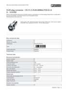 Datasheet for Phoenix Contact 1419182, EAN: 4046356539555