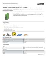 Datasheet for Phoenix Contact 2313656, EAN: 4046356509213