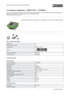 Datasheet for Phoenix Contact 2799364, EAN: 4017918074050