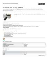 Datasheet for Phoenix Contact 2688035, EAN: 4046356501590