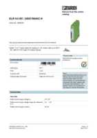 Datasheet for Phoenix Contact 2900530, EAN: 4046356526012