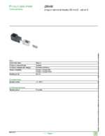 Datasheet for Schneider Electric 28948, EAN: 3303430289487 Datasheet for Schneider Electric 28948, EAN: 3303430289487